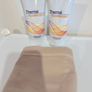 Tummy Cream Set with Beige Garment